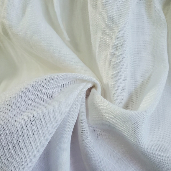 Boho Ruffle Tiered Bell Sleeve Mini Dress Plunge Cover Up Top White - Picture 6 of 11